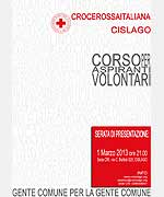 Corso Croce Rossa per aspiranti volontari 2013 Croce Rossa Italiana di Cislago