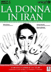 La Donna in Iran Ass. Culturale Iraniana, Amnesty 