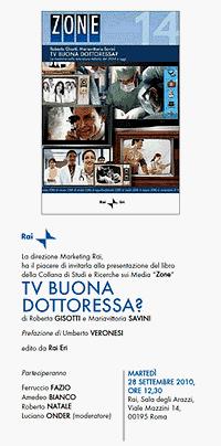 "Tv buona dottoressa? La medicina nella televisione italiana dal 1954 a oggi" (Rai-Eri) Redazione