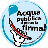 Referendum Acqua - Ci metto la firma Giuseppe Calderazzo - Portavoce 