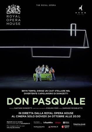 Don Pasquale di G. Donizetti in diretta da Londra 24 ottobre 2019 Cinema Prealpi di Saronno 